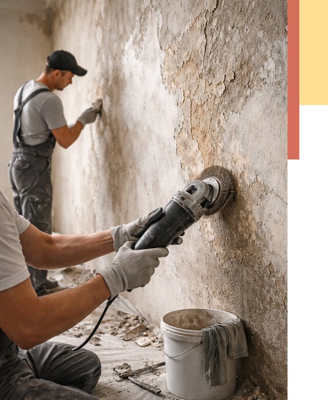 Снятие и удаление краски со стен в Сарапуле от 2168 руб. — ОТДЕЛОЧНИК-Срл