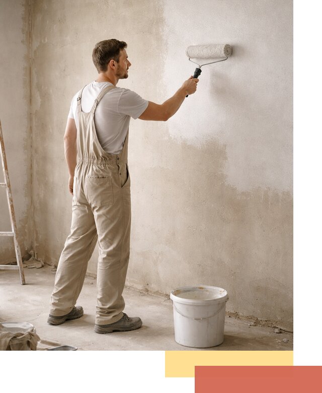 Грунтовка стен под отделку в Сарапуле профессиональным раствором