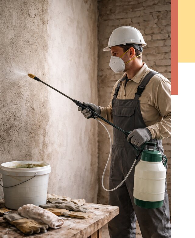 Антисептическая обработка стен в Сарапуле от 1239 руб. — быстро и недорого | ОТДЕЛОЧНИК-Срл