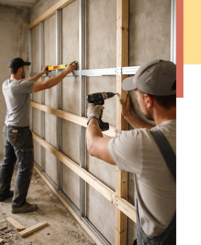 Устройство обрешетки под панели в Сарапуле от 2168 руб. — монтаж под ключ | ОТДЕЛОЧНИК-Срл