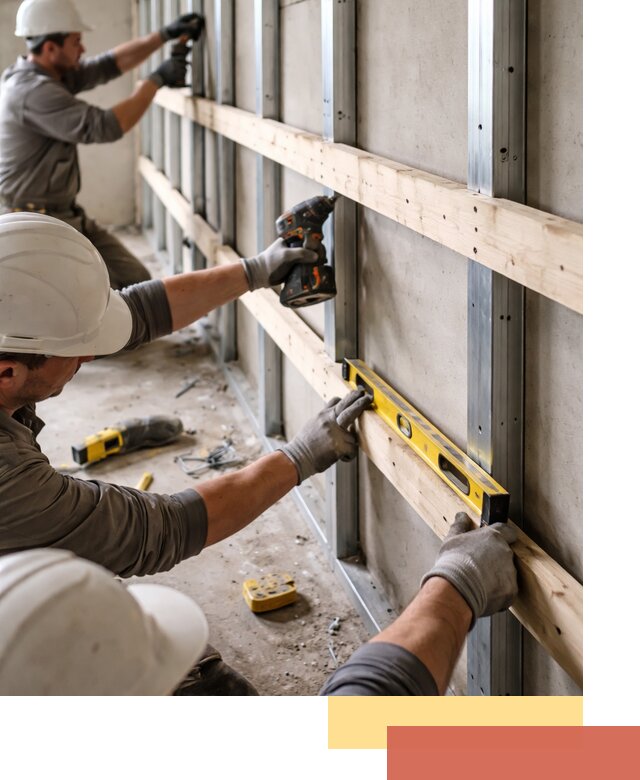 Устройство обрешетки под панели в Сарапуле