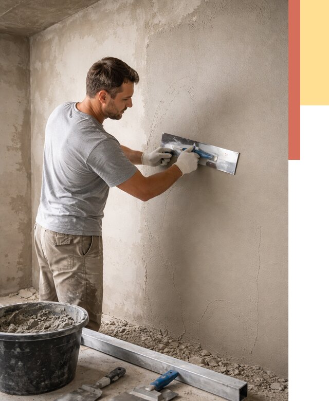 Штукатурка стен без маяков в Сарапуле от 7433 руб/м2 — услуги и цена | ОТДЕЛОЧНИК-Срл