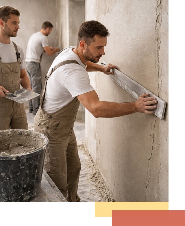 Штукатурка стен без маяков в Сарапуле быстро и качественно