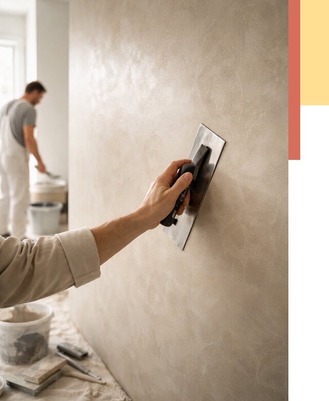 Венецианская штукатурка в Сарапуле от 3613 руб/м² — нанесение стен под ключ | ОТДЕЛОЧНИК-Срл