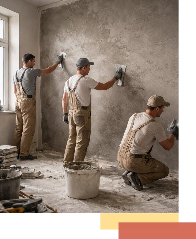 Декоративная штукатурка под бетон в Сарапуле для стен и потолков