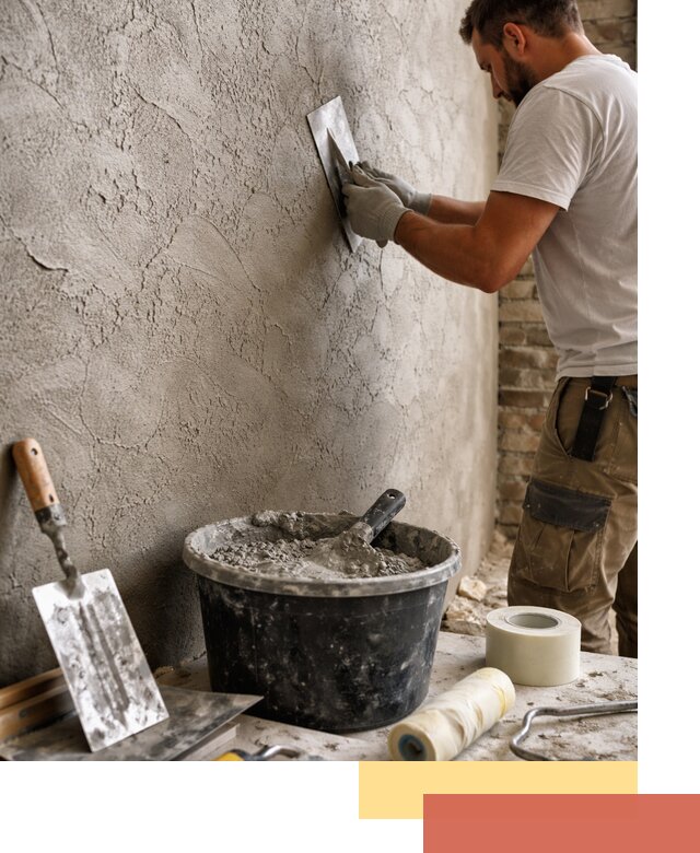 Декоративная штукатурка лофт в Сарапуле — отделка стен и потолков