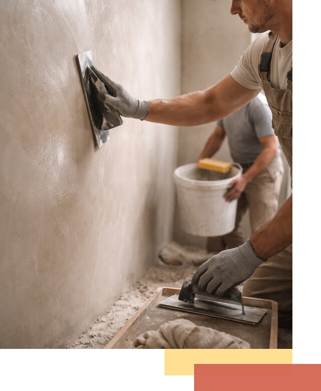 Нанесение марокканской штукатурки таделакт в Сарапуле