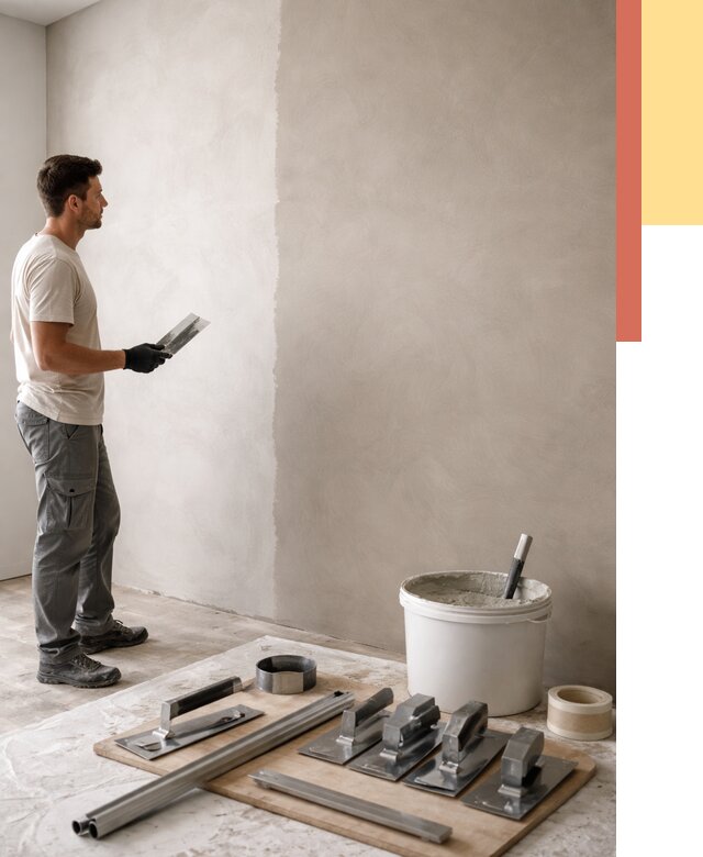 Нанесение микроцемента на стены в Сарапуле от 3304 руб./м2 под ключ | ОТДЕЛОЧНИК-Срл