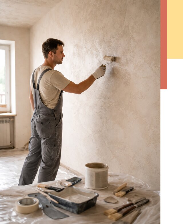 Нанесение лессирующей краски по декоративке в Сарапуле от 1807 руб. | ОТДЕЛОЧНИК-Срл