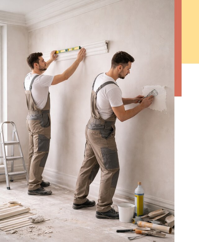 Монтаж лепнины на стены в Сарапуле от 4646 руб. — недорого, быстро | ОТДЕЛОЧНИК-Срл