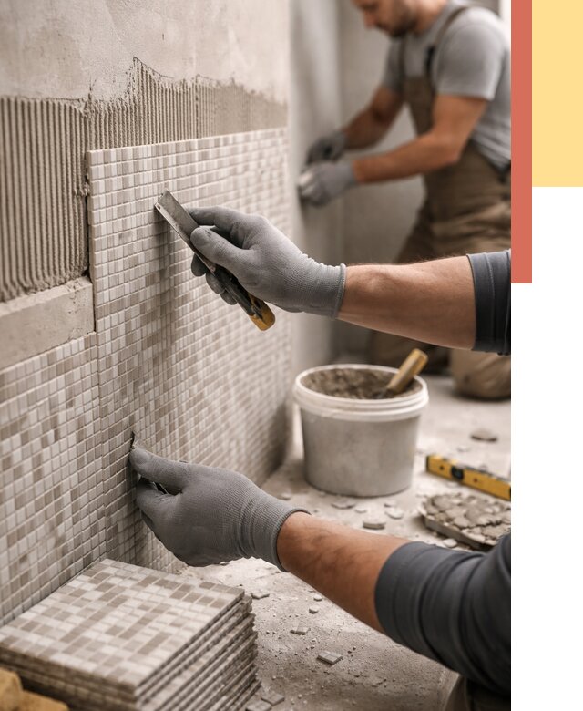 Облицовка стен мозаикой в Сарапуле от 3304 руб/м2 — укладка мозаики на стены | ОТДЕЛОЧНИК-Срл