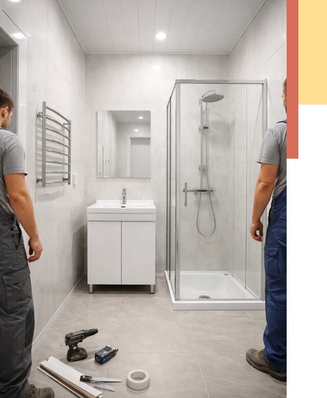 Отделка ванной комнаты панелями ПВХ в Сарапуле от 4646 руб. за м2 | ОТДЕЛОЧНИК-Срл