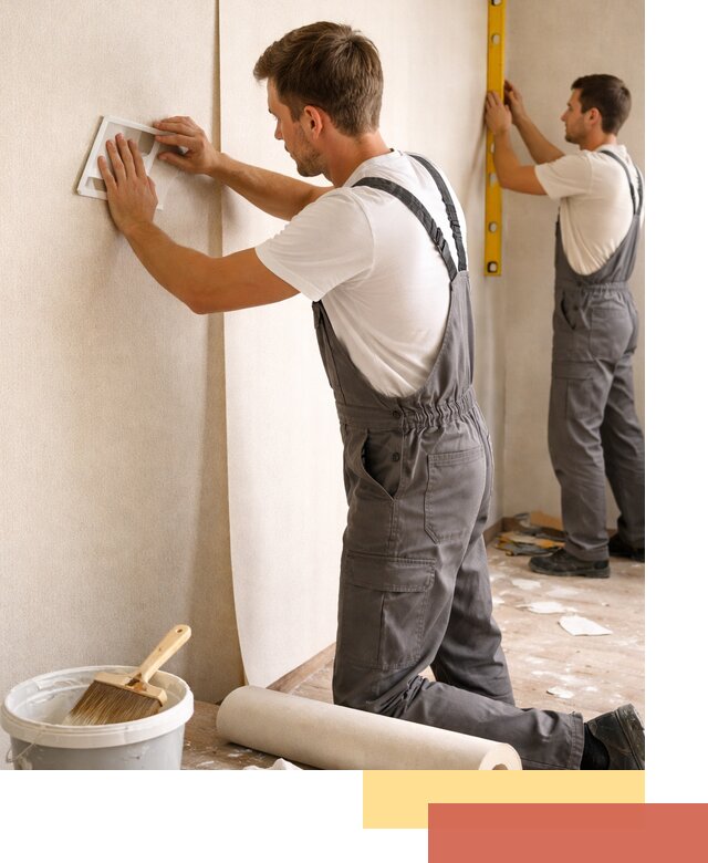 Поклейка бумажных обоев в Сарапуле качественно и недорого