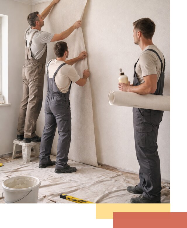 Оклейка стен обоями в Сарапуле — качественно и профессионально