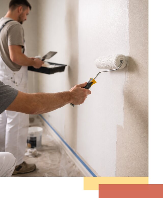 Покраска стен акриловой краской профессионально в Сарапуле