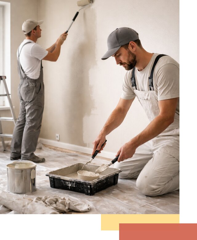 Покраска стен в квартире в Сарапуле — профессионально и аккуратно