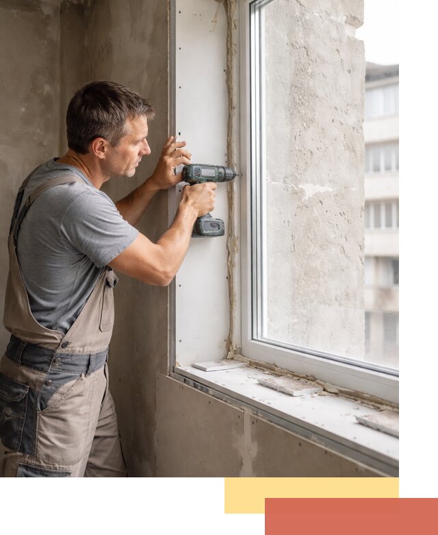 Монтаж гипсокартонных откосов в Сарапуле под ключ