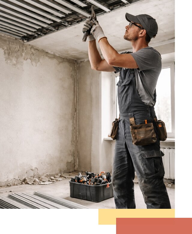 Демонтаж реечного потолка в Сарапуле быстро и аккуратно