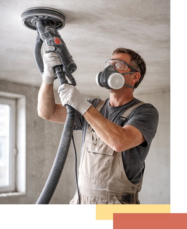 Шлифовка потолка в Сарапуле — качественная подготовка под отделку