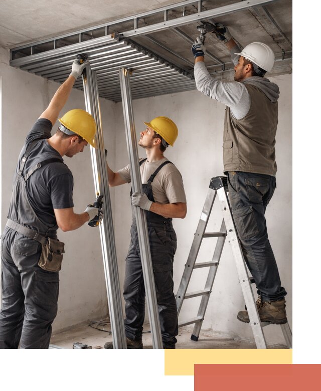 Монтаж реечного потолка под ключ в Сарапуле