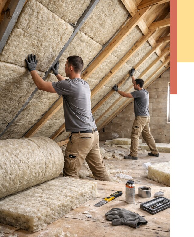 Утепление потолка минватой в Сарапуле от 1497 руб. — быстро и недорого | ОТДЕЛОЧНИК-Срл