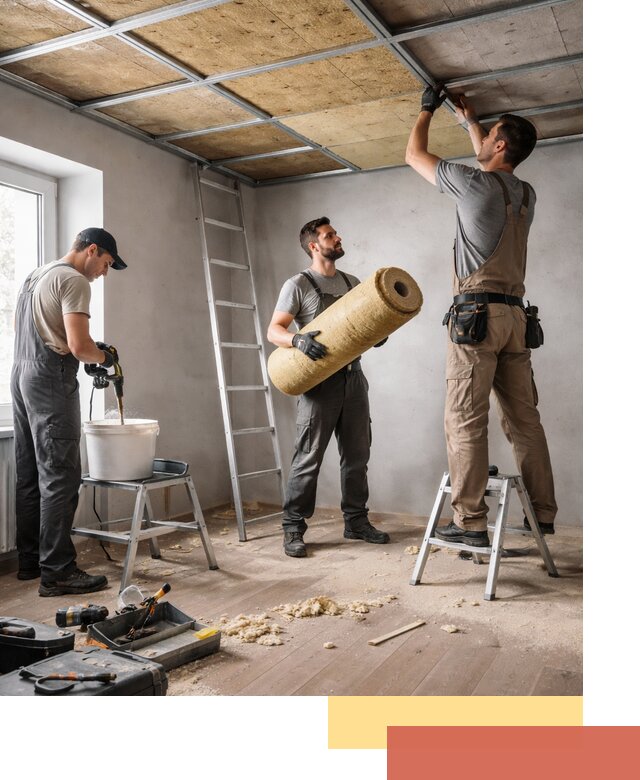 Шумоизоляция потолка в Сарапуле: профессиональный монтаж и отделка