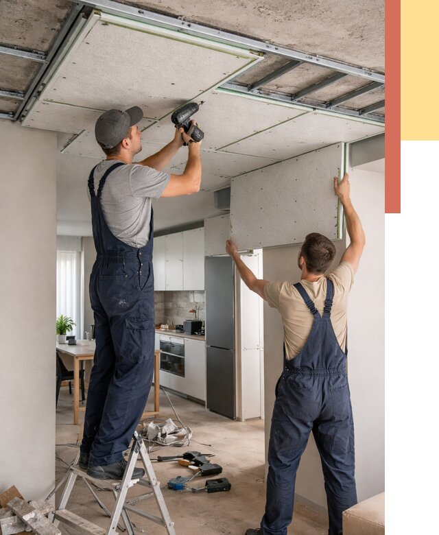 Шумоизоляция потолка панелями зипс в Сарапуле от 1910 руб. под ключ | ОТДЕЛОЧНИК-Срл